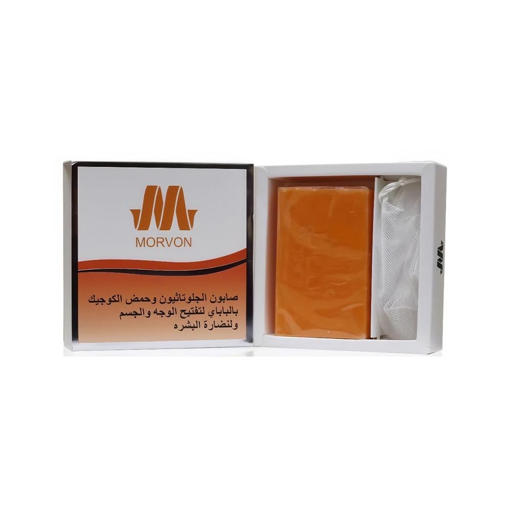 papaya kojic acid glutathione Morvon Glutathione & Kojic Acid Soap with Papaya - 150 gm