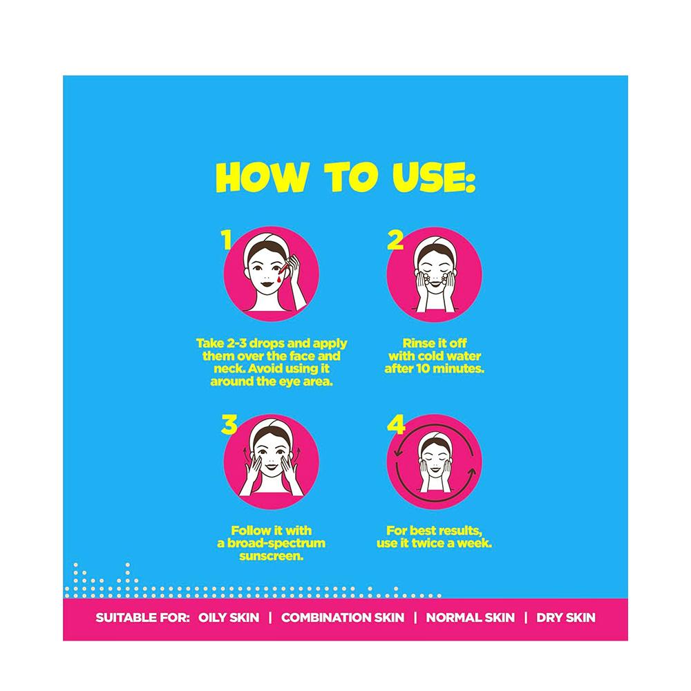 Zayn & Myza Fruit AHA 10% Face Serum with Ceramides 30ml - Luxury