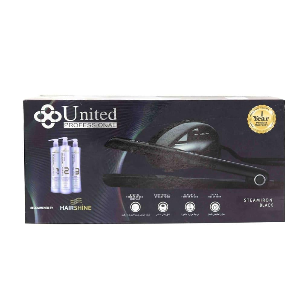 United Professional Steam Hair Straightener 130W UN M6