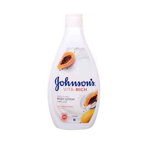 JOHNSON'S Vita-Rich Smoothing Body Lotion With Papaya 400 ml