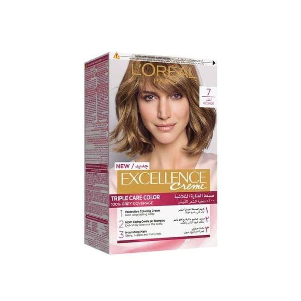 L'Oreal Paris Excellence Creme Hair Color - Blonde 7