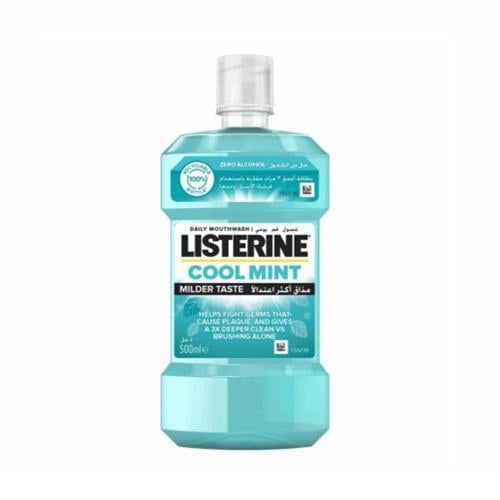 Listerine Cool Mint Daily Mouthwash with Fresh Mint - 500 ml