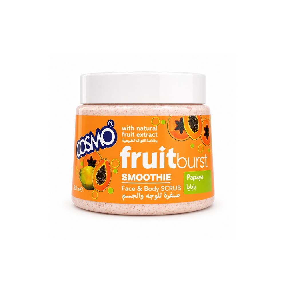 cosmo body l carnitine green tea extract price Cosmo Face & Body Scrub with Papaya Extract - 500 ml