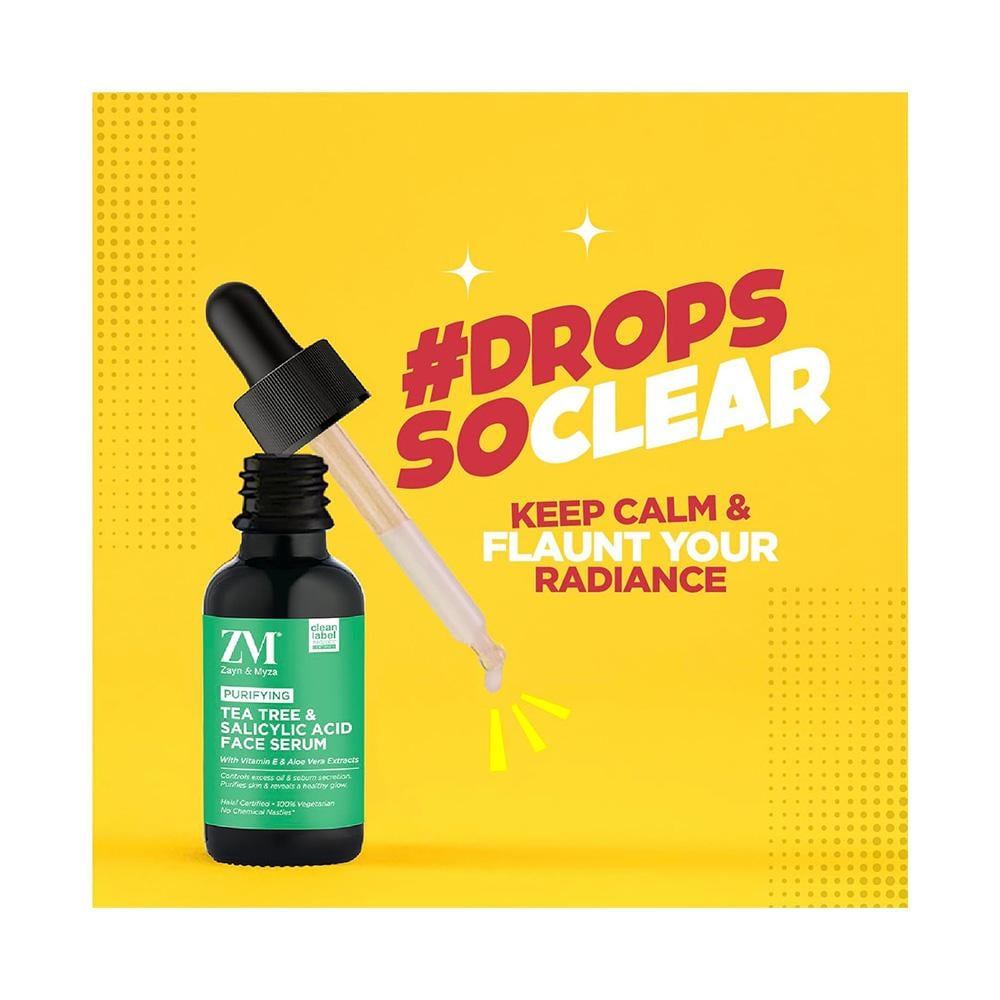 シェアスマイル　PRASADA SERUM 新品未使用 Zayn & Myza Tea Tree & Salicylic Acid Face Serum 30ml - Luxury