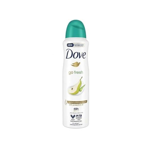 Dove Women's Go Fresh Pear & Aloe Vera Deodorant Spray - 150ml - Luxury  Perfumes Authentic Care Products Shop Now at Asrarco