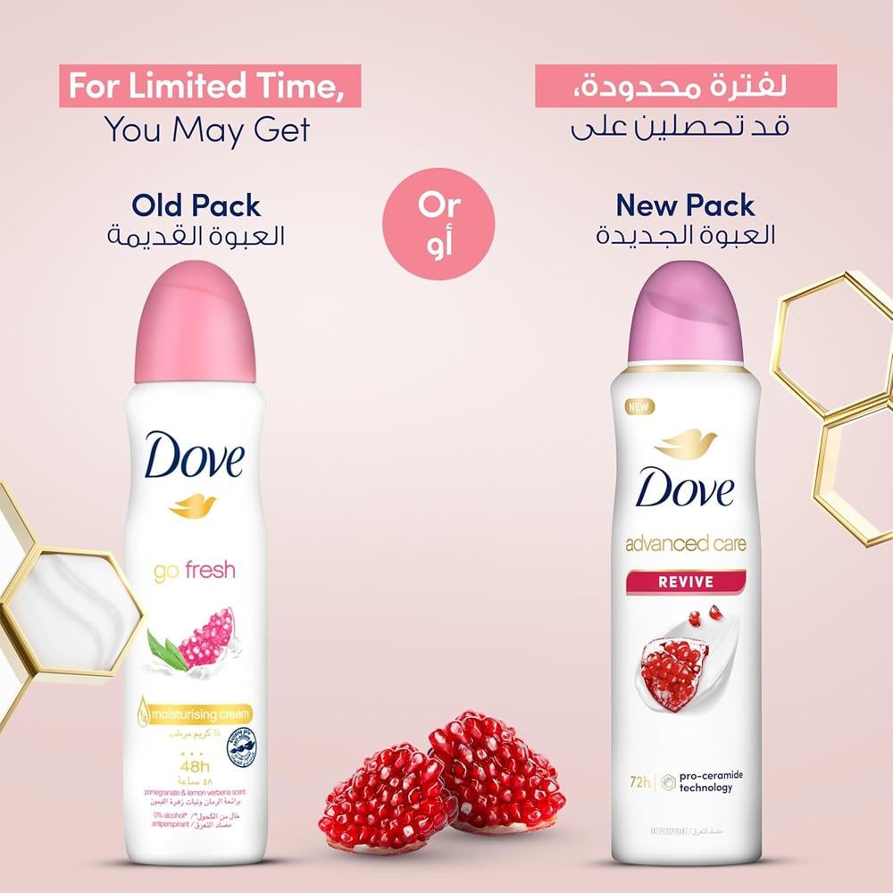 Dove Go Fresh Deodorant with Pomegranate Scent for Women 150 ml