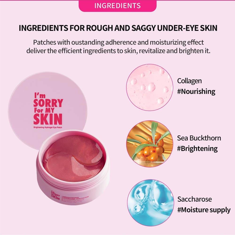 I'm Sorry for My Skin Hydrogel Eye Patch Brightening - 30 Pairs - Asrarco Store