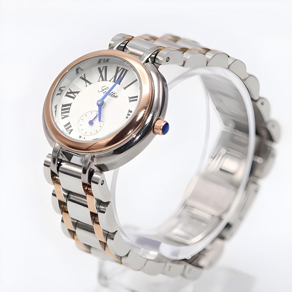 Scottie Women s Quartz Stainless Steel Silver Bronze Watch Model 9625