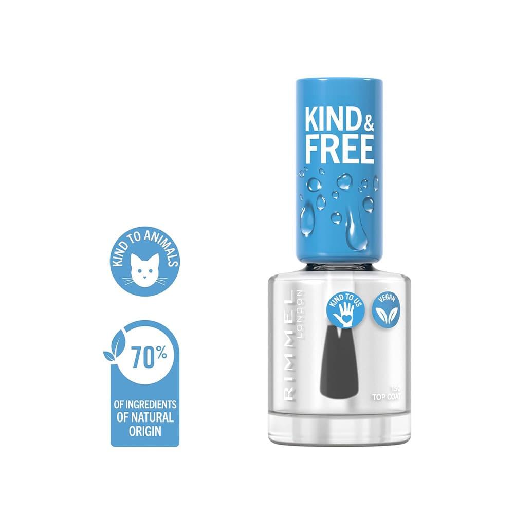 Rimmel London Kind & Free Nail Polish No.150 Top Coat - 8 ml