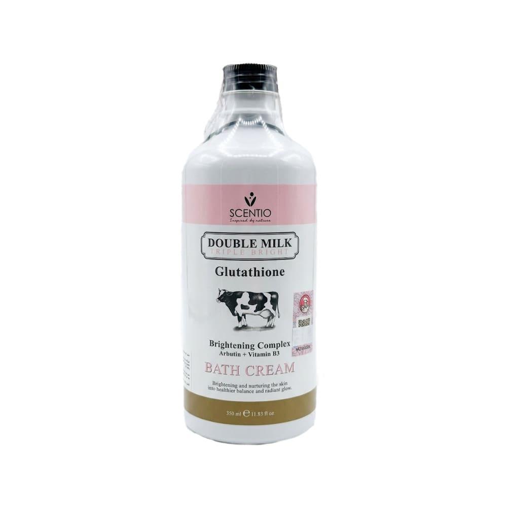 glutathione triple white Scentio Triple Brightening Shower Cream with Double Milk - 350ml