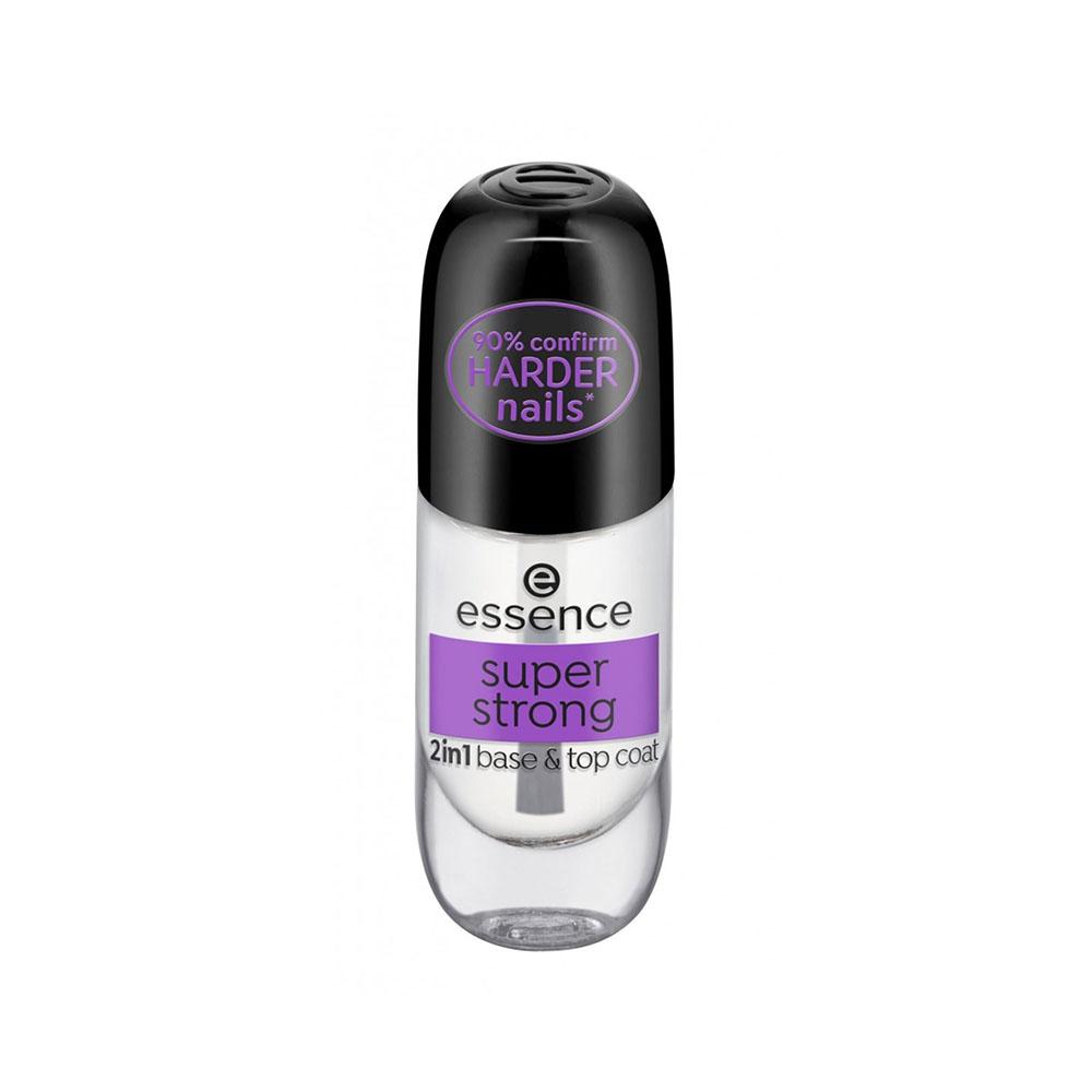 Essence Super Strong 2 in 1 Base & Top Coat - 8 ml - Asrarco