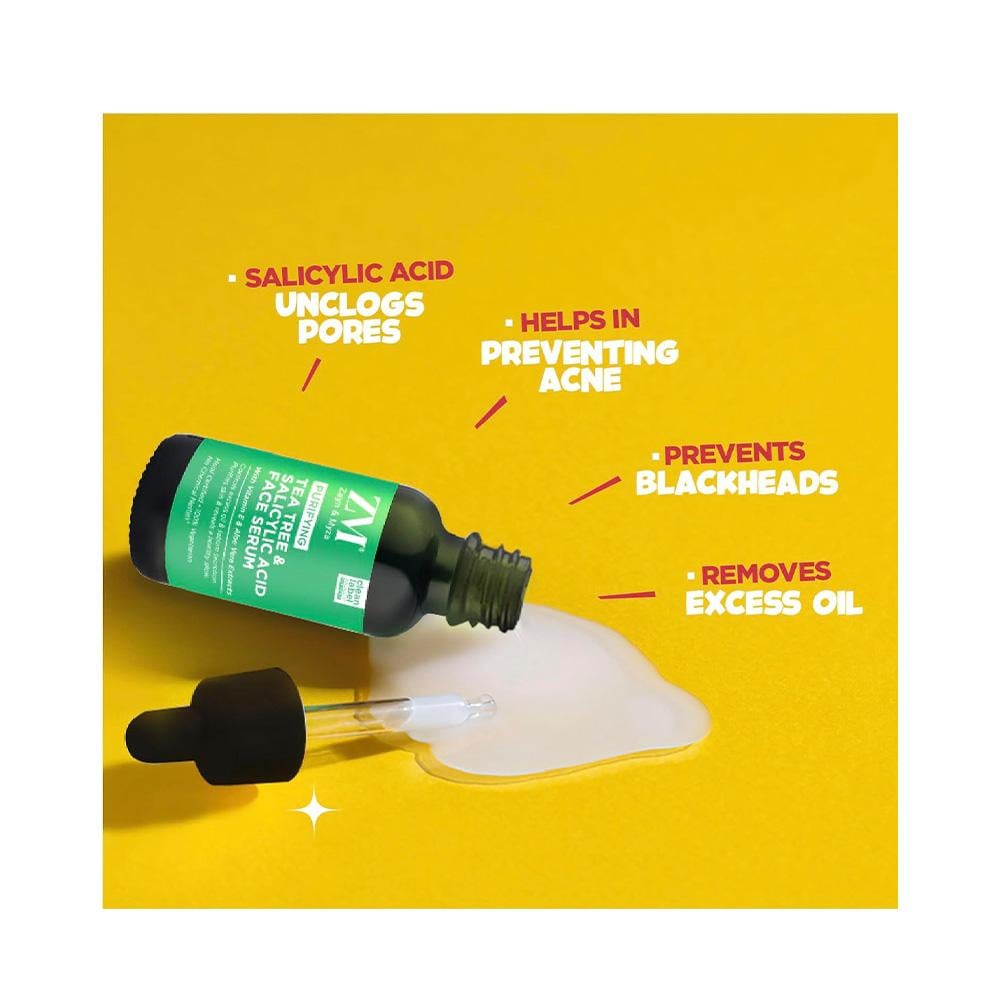 Zayn & Myza Tea Tree & Salicylic Acid Face Serum 30ml - Luxury