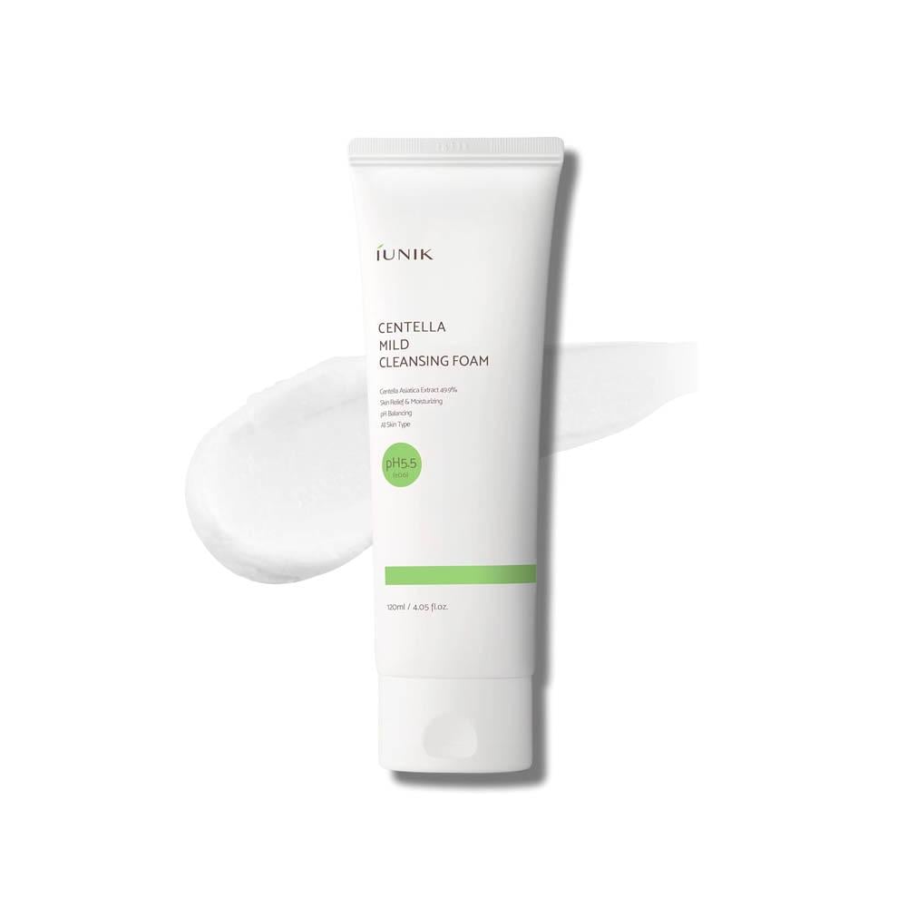 iunik Centella Mild Cleansing Foam - 120 ml - Asrarco Store