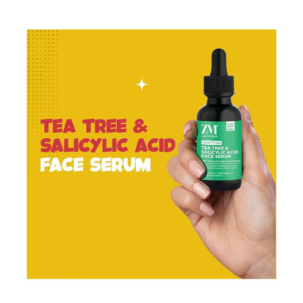 Zayn & Myza Tea Tree & Salicylic Acid Face Serum 30ml - Luxury