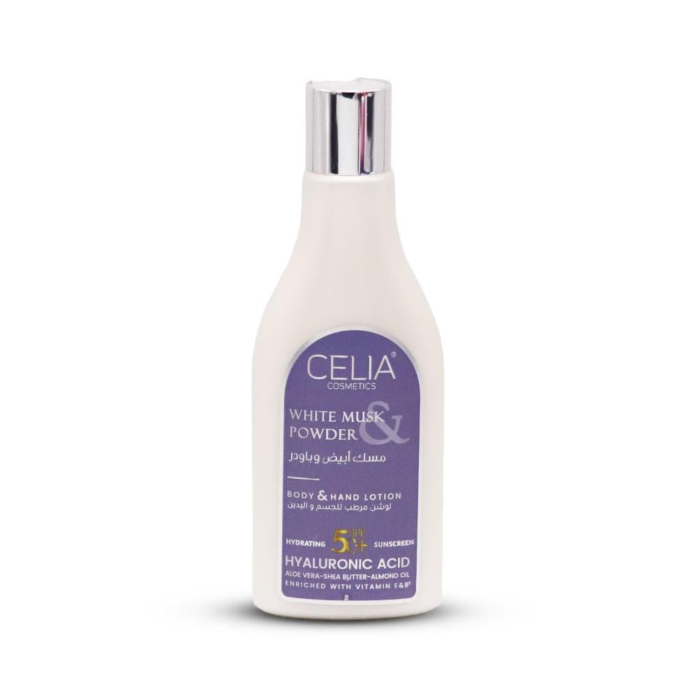 Celia Moisturizing Lotion for Body Hands with White Musk