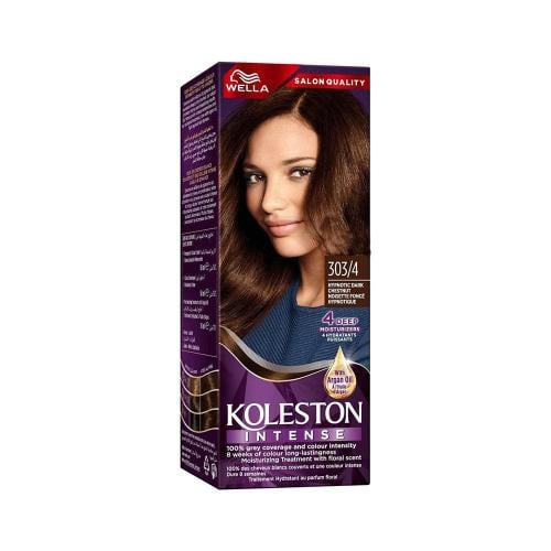 Belta Hair Color Treatment ダークブラウン 200g Wella Koleston Hair Color - Dark Chestnut 303/4 - Asrarco Store