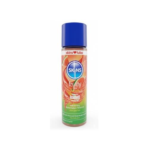 Skins Fruity Water-Based Lubricant with Refreshing Watermelon Flavor - 130  ml - Luxury Perfumes Authentic Care Products Shop Now at Asrarco