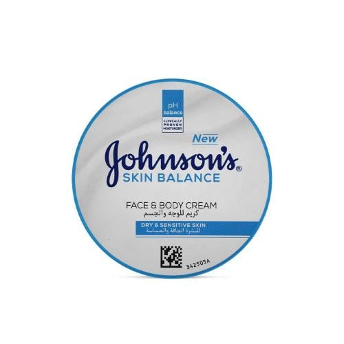 Johnson's Face & Body Cream for Dry & Sensitive Skin - 200