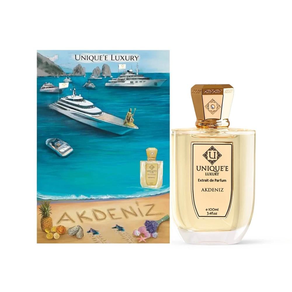 香水(ユニセックス) UNIQUE LUXURY AKDENIZ 100ml UNIQUE'E LUXURY Akdeniz Perfume - Extrait de Parfum 100 ml