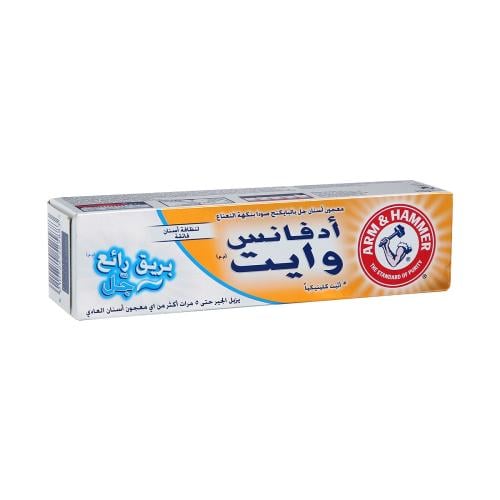 ارم اند هامر معجون أسنان ادفانس وايت بريق رائع بنك...