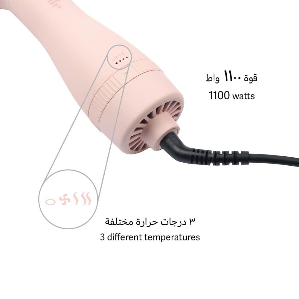 لابيل برش سولو لتصفيف الشعر  وردي - LB022