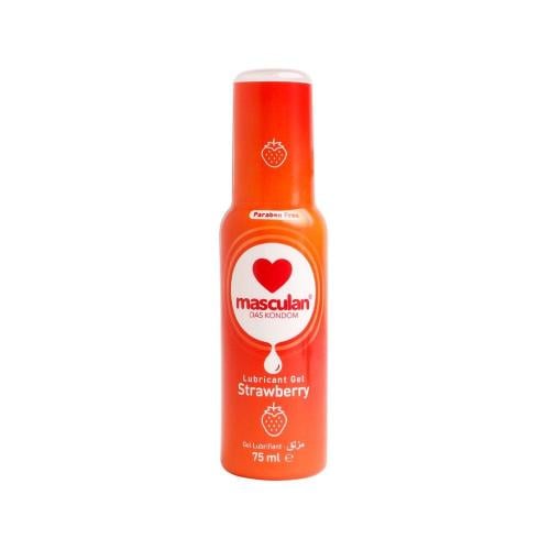Masculan Lubricant Gel Strawberry - 75 ml - Luxury Perfumes Authentic Care  Products Shop Now at Asrarco