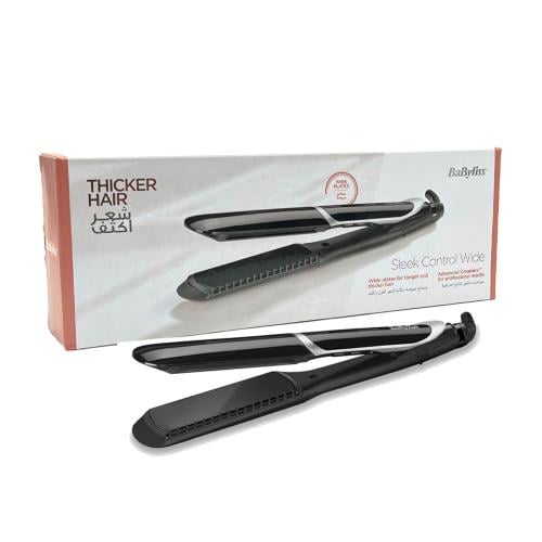 Babyliss wide plate sleek control straightener best sale