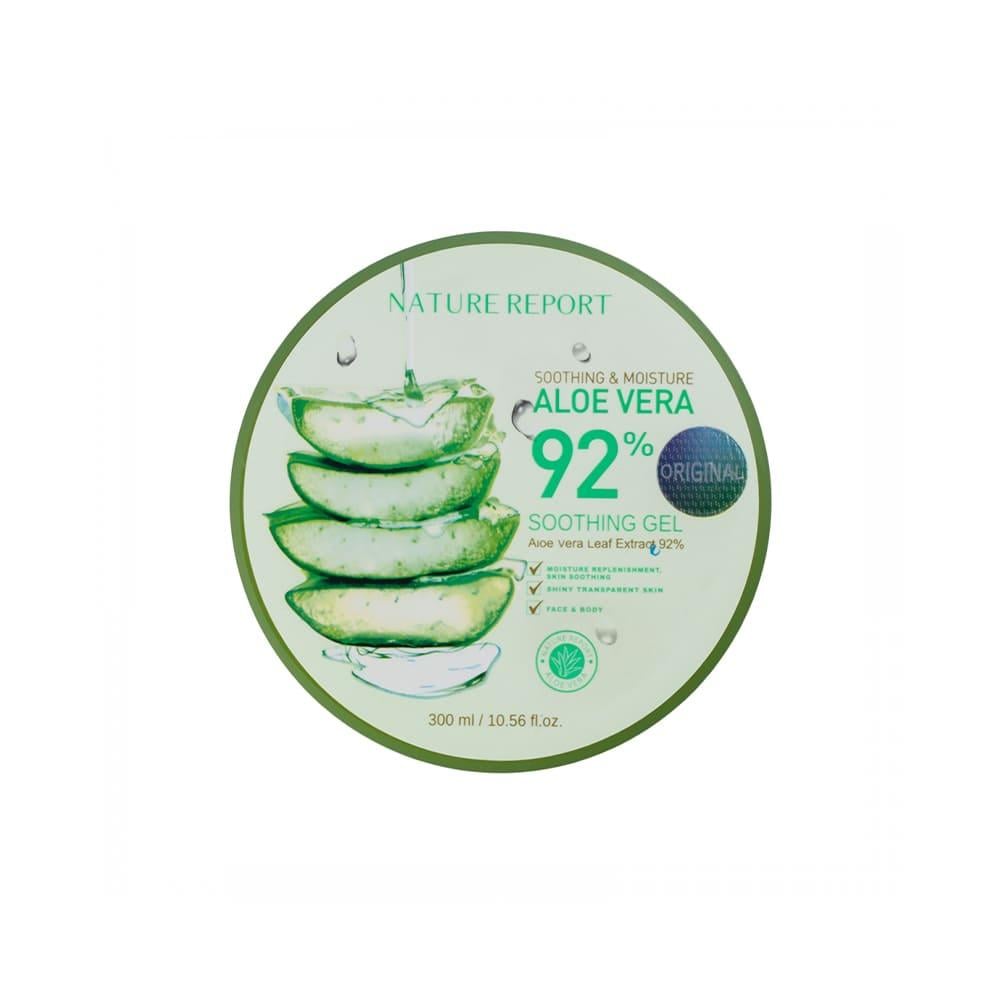 Nature Report 92% Moisturizing Aloe Vera Gel - 300 ml - Luxury Perfumes  Authentic Care Products Shop Now at Asrarco