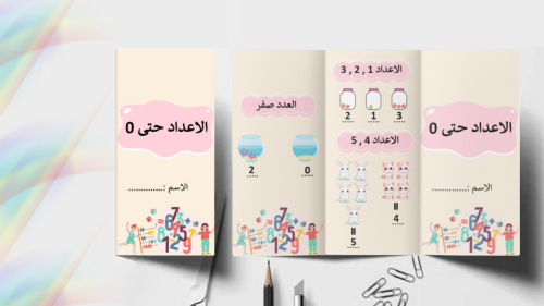 مطوية الاعداد حتى 0
