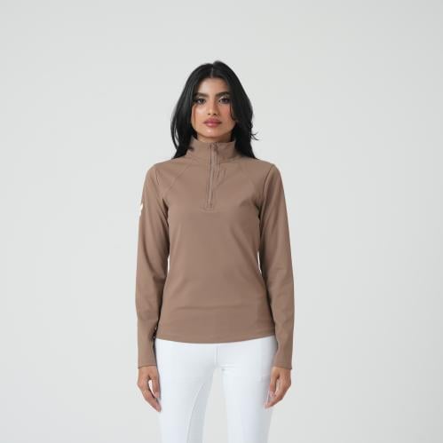 Long Beige | تيشيرت لركوب الخيل كم طويل بيج