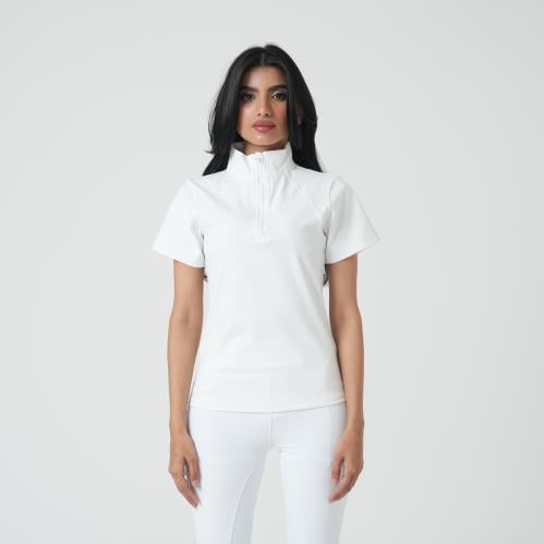 Short White | تيشيرت لركوب الخيل كم قصير أبيض