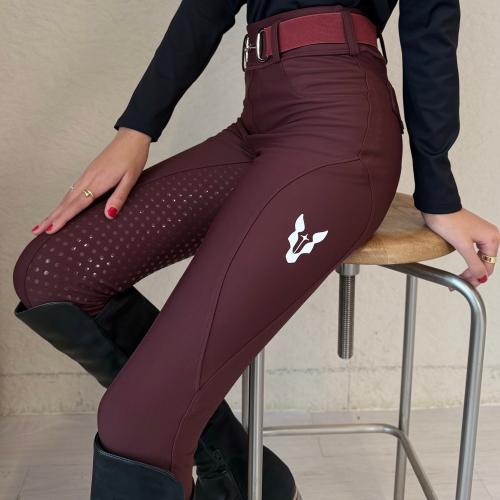 Burgundy pants | بنطلون لركوب خيل برغندي