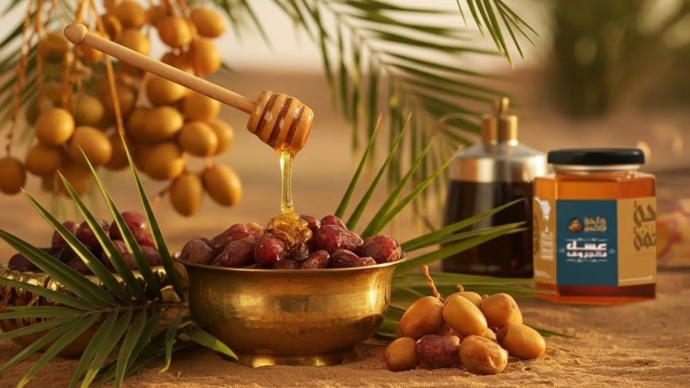 عسل وتمور في التراث السعودي