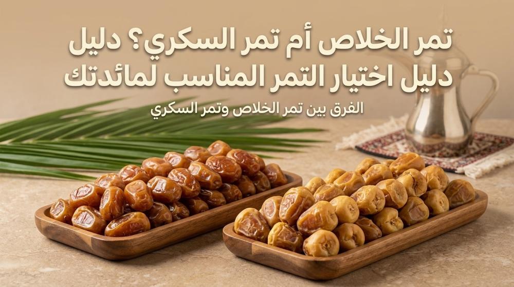 الفرق بين تمر الخلاص وتمر السكري