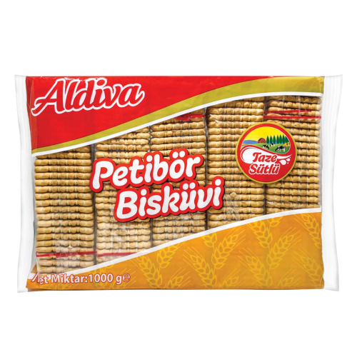بسكويت شاي الديفا تركي 1 كجم Turkish Aldiva Tea Bi...