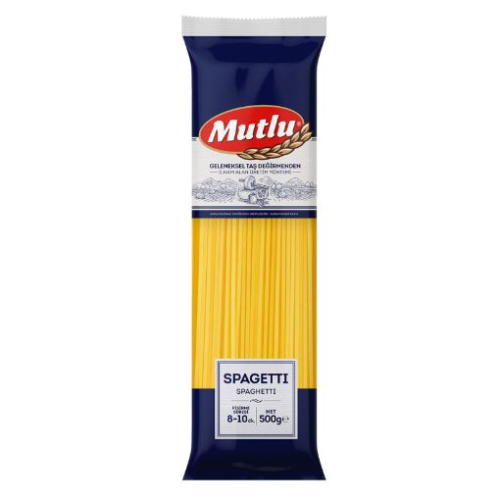 مكرونة موتلو اسباجتي 400 جم Mutlu Spaghetti Pasta