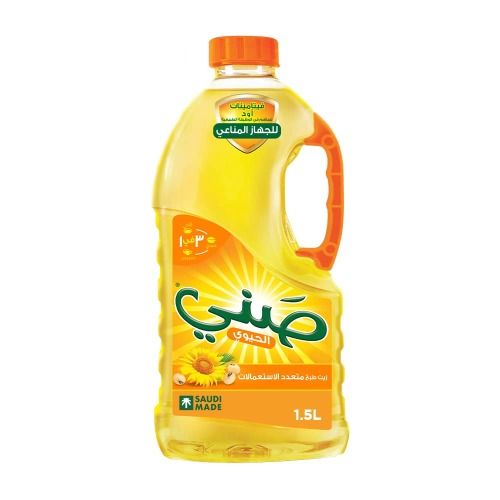 زيت دوار الشمس صني 1.5 لتر