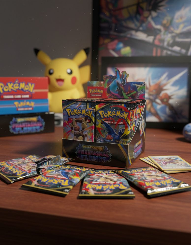 Pokémon Cards – Phantasmal Flame Booster Pack