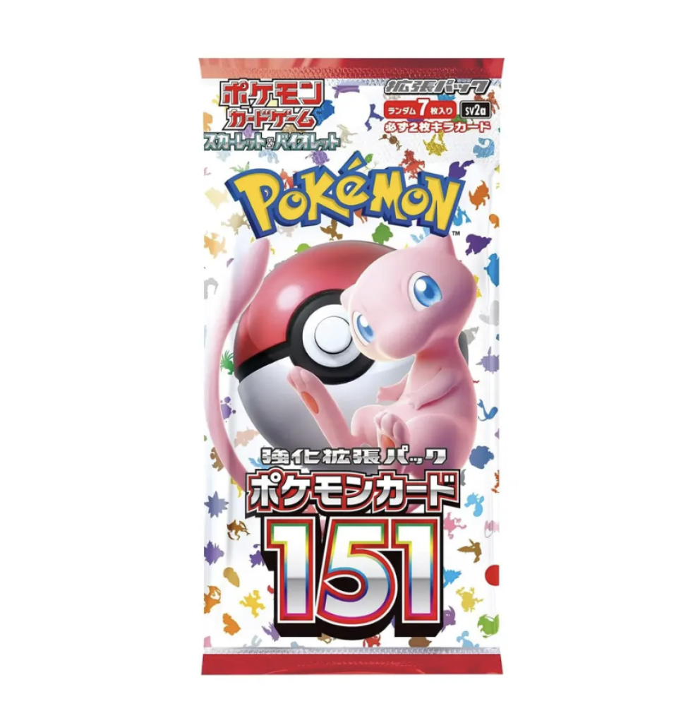 بوكيمون لعبة البطاقات Scarlet & Violet: علبة تعزيز Pokémon Card 151 (ياباني)