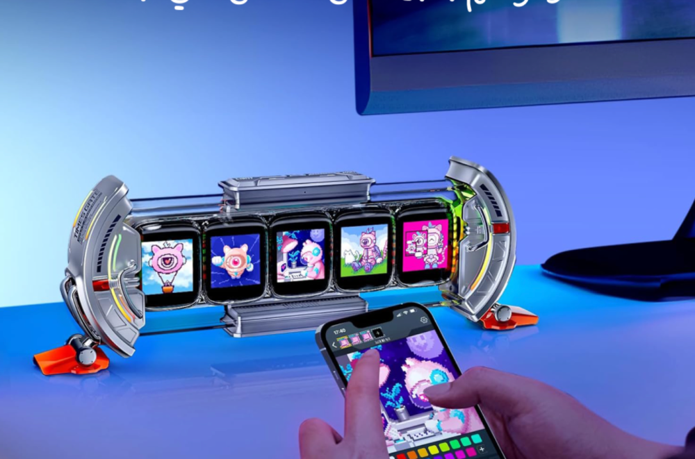 ساعة بكسل العصرية