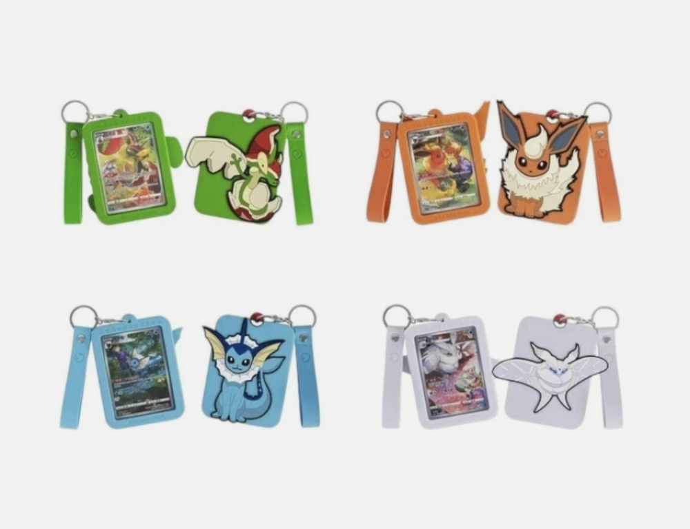بوكيمون – عرض بطاقات Eevee بتسع ألوان بالصينية المبسطة مع صندوق هدايا Blind box