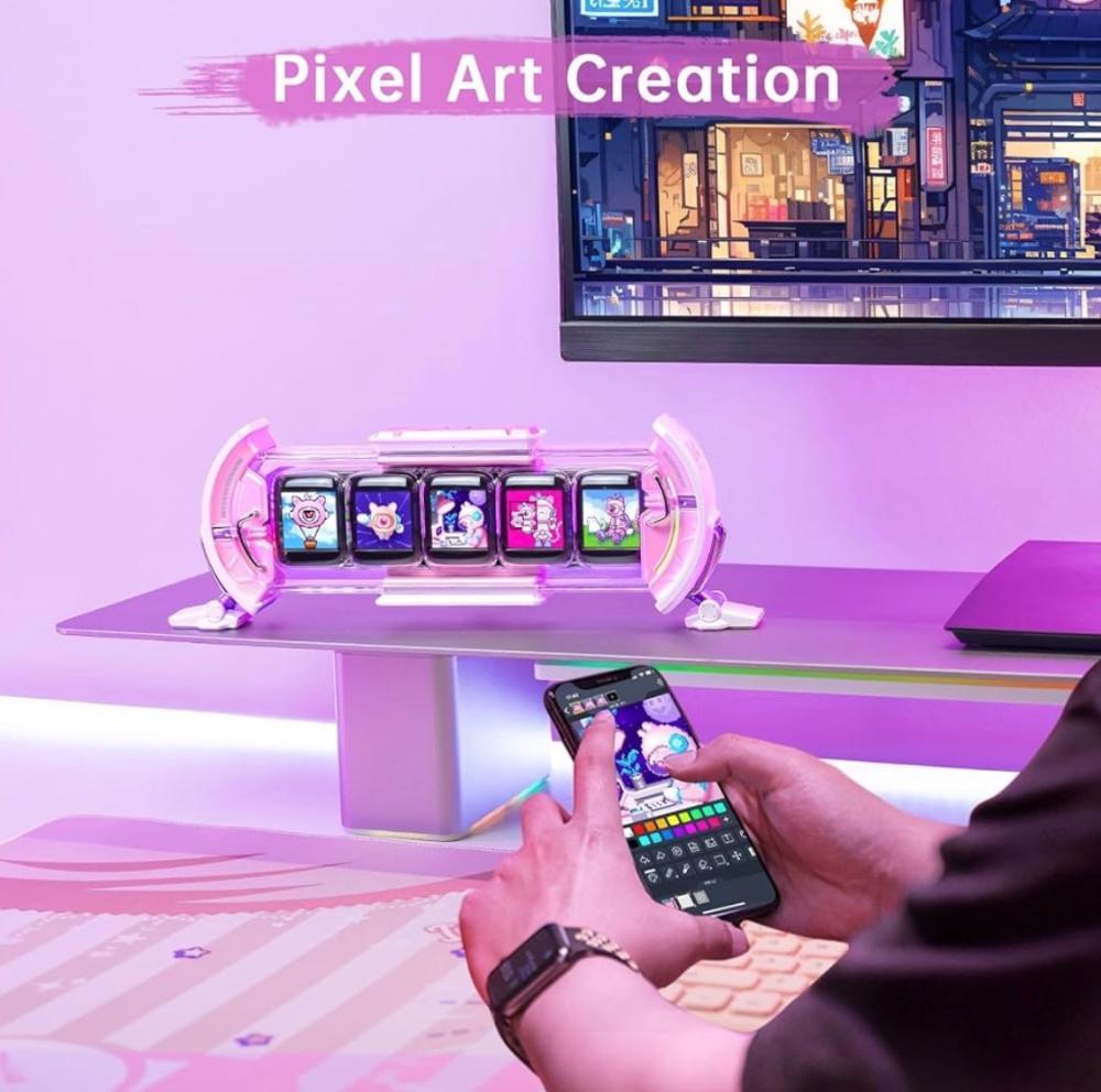 ساعة بكسل العصرية