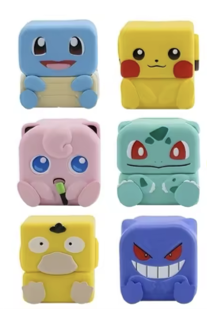 دمى بوكيمون مغناطيسية قابلة للتكديس – 6 قطع