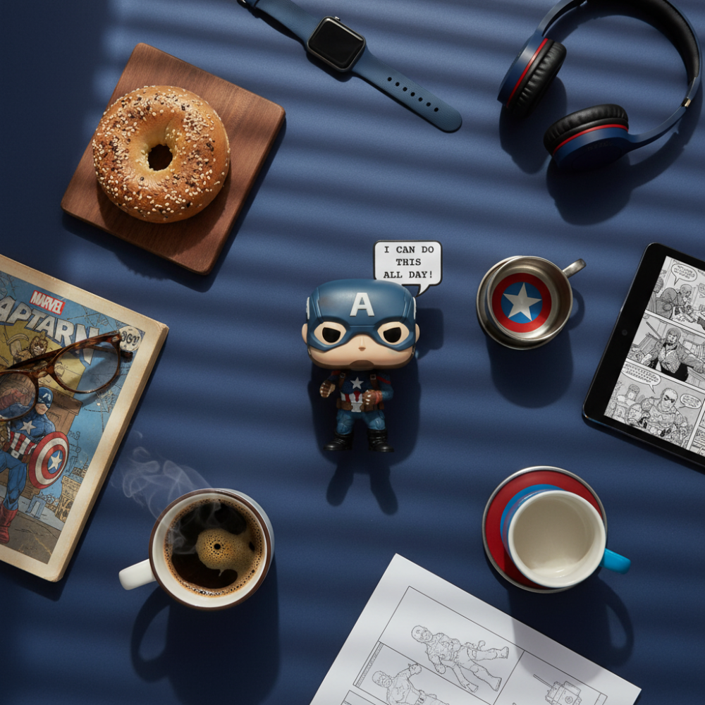 فانكو بوب  كابتن أمريكا مارفل إنفينيتي ساجا