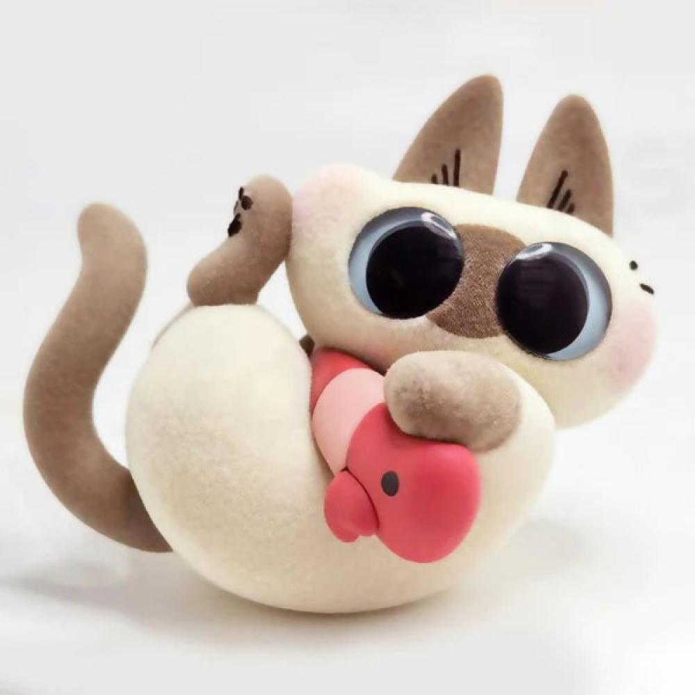 علبة مفاجآت قطط سيامية