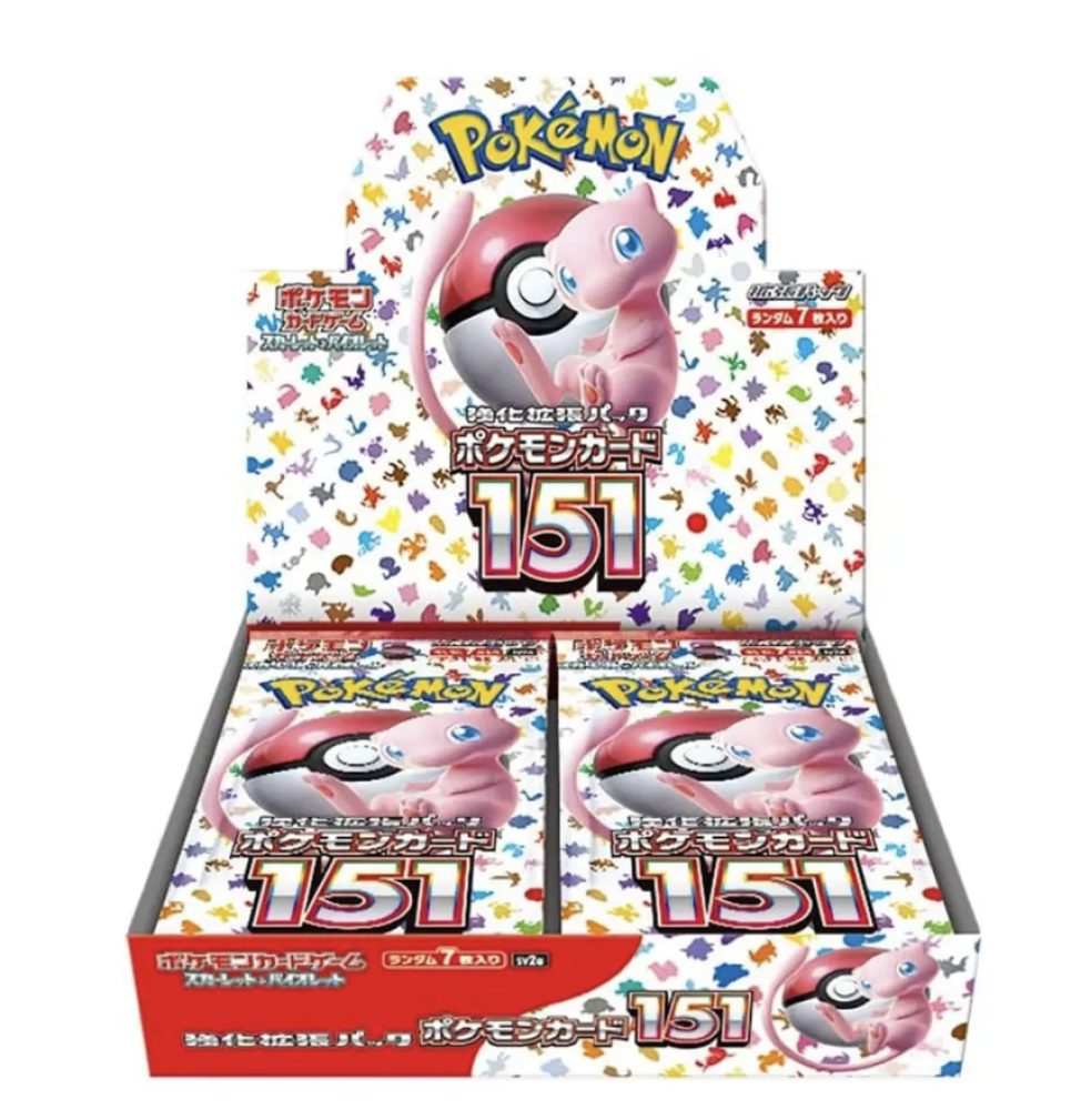 بوكيمون لعبة البطاقات Scarlet & Violet: علبة تعزيز Pokémon Card 151 (ياباني)