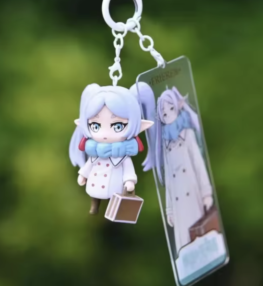 علبة مفاجآت سلسلة مفاتيح انمي فيريرن