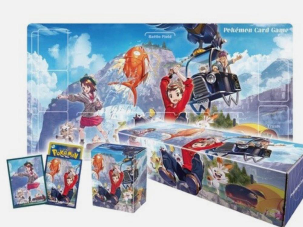 طقم حصيرة مطاطية بوكيمون: فيكتور وغلوريا | بطاقة بوكيمون يابانية