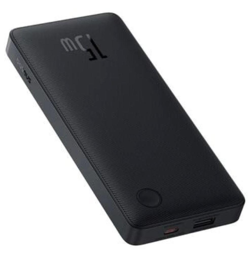 بيسوس باور بانك 10000mAh شحن سريع 15W - أسود