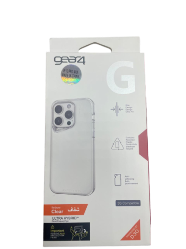 كفر حماية شفاف من Gear4 للايفون مع حماية D30 وتصمي...
